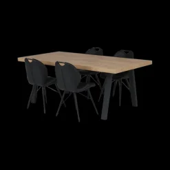 Ygo Eettafel met A-poot ABBEY Scarlet Oak 170x100| Eettafels