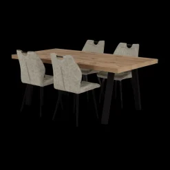 Ygo Eettafel met A-poot ABBEY Tropix 200x100| Eettafels