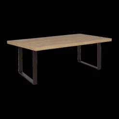 Ygo Eettafel met U-poot ABBEY Scarlet Oak 200x100| Eettafels