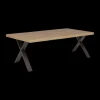 Ygo Eettafel met X-poot ABBEY Scarlet Oak 200x100| Eettafels