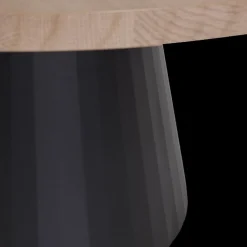 Ygo Eettafel MYLO Ø150 Kolompoot Zwart| Eettafels