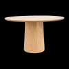 Ygo Eettafel OAKJARI Rond Ø130 Eikfineer Natural| Eettafels