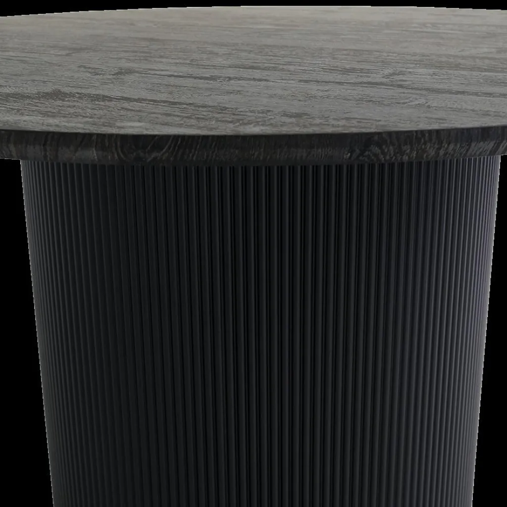 Ygo Eettafel PORTO Decor Donkerbruin Ø120| Eettafels