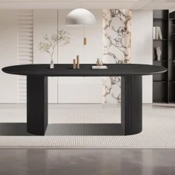 Ygo Eettafel PORTO Decor Donkerbruin 200x110| Eettafels