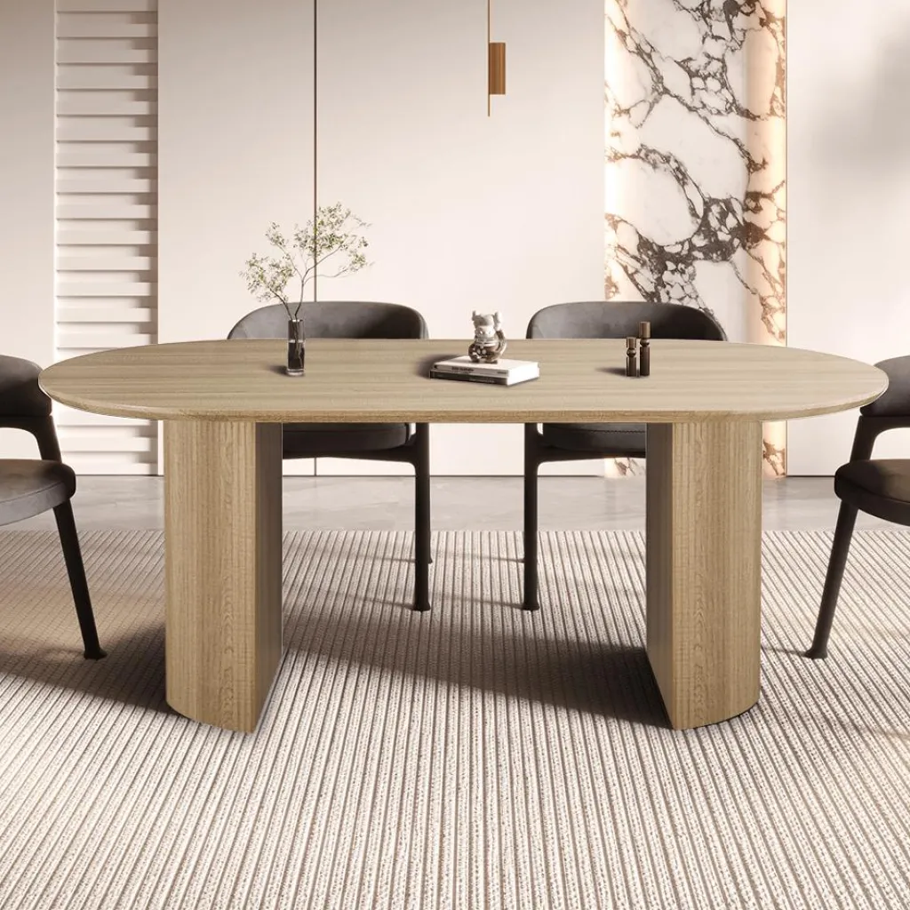 Ygo Eettafel PORTO 200x100 Decor Eik Naturel| Eettafels
