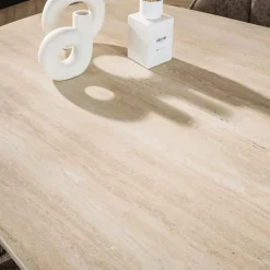 Ygo Eettafel SANCHO Keramiek Travertin 215x105| Eettafels