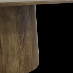 Ygo Eettafel SANTOSH Ovaal 230x110 Mango Walnoot| Eettafels