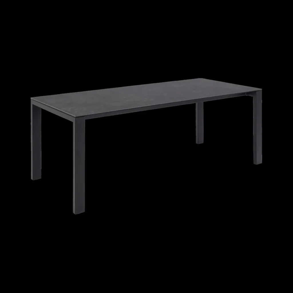 Ygo Eettafel TUVA Keramiek zwart 200x90| Eettafels