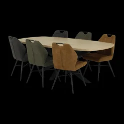 Ygo Eettafel verlengbaar CAMBIO Blond Oak 180/240x102| Eettafels