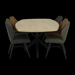 Ygo Eettafel verlengbaar CAMBIO Blond Oak 180/240x102| Eettafels