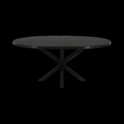 Ygo Eettafel Verlengbaar SILVA Noir Ø140/Ø180| Eettafels
