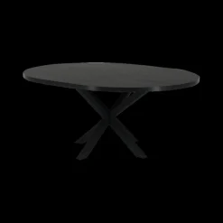 Ygo Eettafel Verlengbaar SILVA Noir Ø140/Ø180| Eettafels