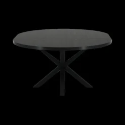Ygo Eettafel Verlengbaar SILVA Noir Ø140/Ø180| Eettafels