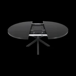 Ygo Eettafel Verlengbaar SILVA Noir Ø140/Ø180| Eettafels