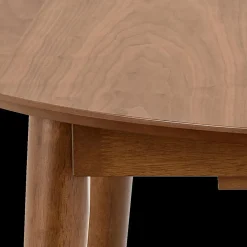 Ygo Eettafel Verlengbaar VEZNA Ø115/154 Walnootfineer| Eettafels
