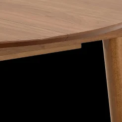 Ygo Eettafel Verlengbaar VEZNA Ø115/154 Walnootfineer| Eettafels