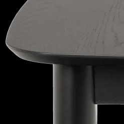 Ygo Eettafel Verlengbaar VEZNA 180/219 Zwart Eikfineer| Eettafels