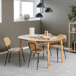 Ygo Eettafel Verlengbaar VEZNA Ø115/154 Eikfineer| Eettafels