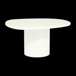 Ygo Eettafel VRITTA Organisch Microcement Beige 150x135| Eettafels