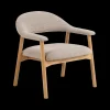 Ygo Fauteuil COLETTE Monza Beige - Poot Eik| Fauteuils
