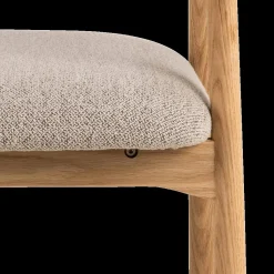 Ygo Fauteuil COLETTE Monza Beige - Poot Eik| Fauteuils