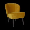 Ygo Fauteuil CORKSCREW Oker Velvet| Fauteuils