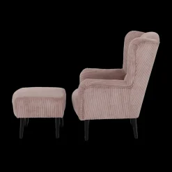 Ygo Fauteuil SPAIN met poef Poso Pink| Fauteuils