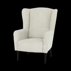 Ygo Fauteuil SPAIN met poef Poso Ivory| Fauteuils