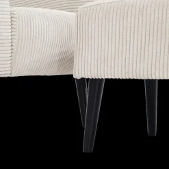 Ygo Fauteuil SPAIN met poef Poso Ivory| Fauteuils