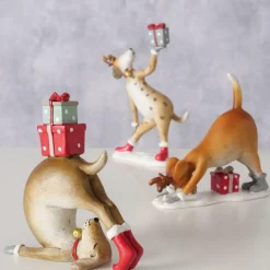 Ygo Fig. Hond DOGGIES Poly Multi Ass.| Kerst