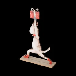 Ygo Fig. MITZI Kat Hout Multi Ass.| Kerst