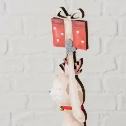 Ygo Fig. MITZI Kat Hout Multi Ass.| Kerst