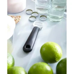 Ygo Flesopener GASTRO Inox/Zwart| Aperitief & Wijn
