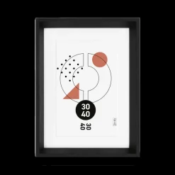 Ygo Fotokader EMME 30x40 Zwart| Woondecoratie