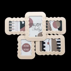 Ygo Fotokader KHELIE P-M 5Del. Beige| Woondecoratie