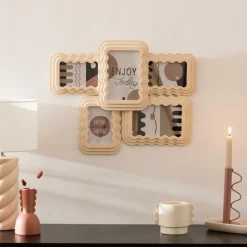 Ygo Fotokader KHELIE P-M 5Del. Beige| Woondecoratie