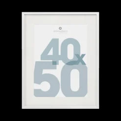 Ygo Fotokader ZARAG 40x50 Wit| Woondecoratie
