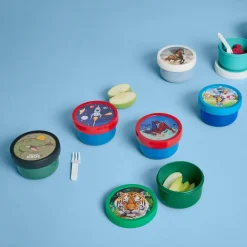 Ygo Fruitbox SPACE 300ml Blauw/Rood| Lunchboxes & Drinkbussen|To Go