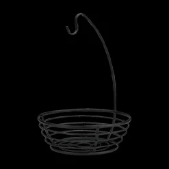 Ygo Fruitmand M/Bananenhouder Met. Zwart| Tafelaccessoires|Servies
