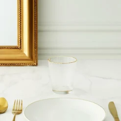 Ygo Glas LIZERET 35cl M/Boord Goud| Glazen