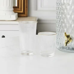Ygo Glas LIZERET 40cl M/Boord Goud| Glazen