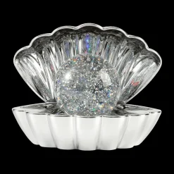 Ygo Glitterlamp SHELL Led Zilver| Decoratieve Accessoires|Kinderverlichting