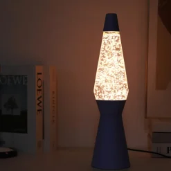 Ygo Glitterlamp SPACESHIP Pastel Paars| Decoratieve Accessoires|Kinderverlichting