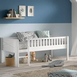 Ygo Halfhoogslaper CHARLOTTE Wit 90x200| Slaapkamer|Bedden