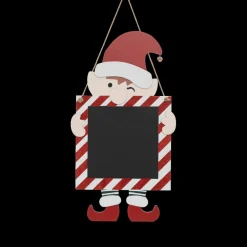 Ygo Hangend Krijtbord CLIPPER Elf Rood/Wit| Kerst