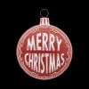 Ygo Hanger MERRY CHRISTMAS Bol Rood| Kerst