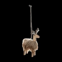 Ygo Hanger Rendier POHJA Hout/Bont Ass.| Kerst