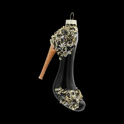 Ygo Hanger SHOE Muiltje Zwart/Goud Ass.| Kerst