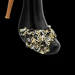 Ygo Hanger SHOE Muiltje Zwart/Goud Ass.| Kerst