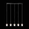 Ygo Hanglamp BERLIANE 5Del. Lang Transparant| Hanglampen